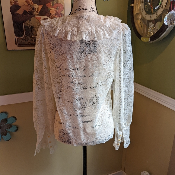 Vintage 80s Alice Stuart blouse - Picture 10 of 13